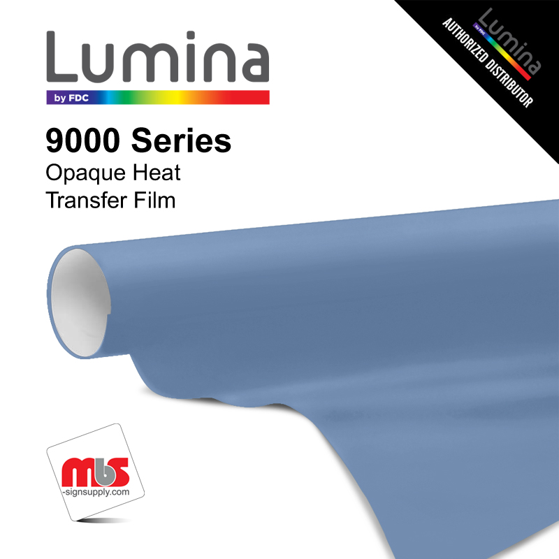 15'' x 25 Yards Lumina® 9000 Semi-Matte Cool Water 2 Year Unpunched 3.5 Mil Heat Transfer Vinyl (Color code 190)